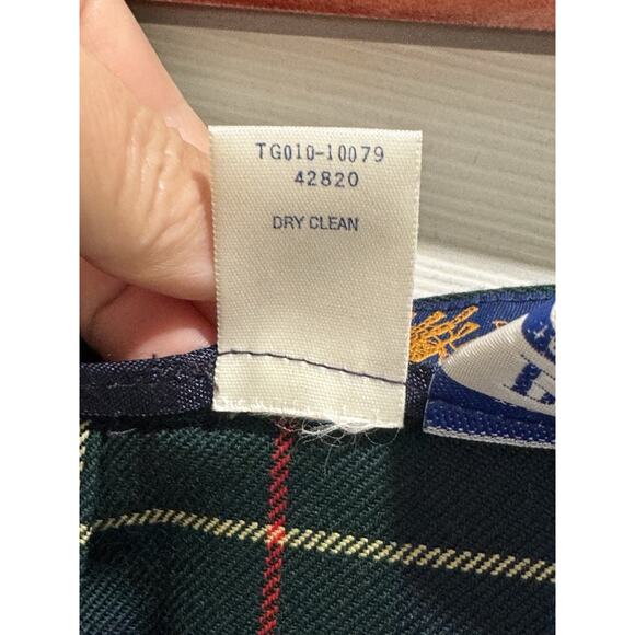 Vtg Pendleton Wool Plaid Pleated Skirt Sz 14 Signature Tartan Academia USA Made - Picture 6 of 7